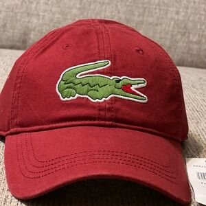 Lacoste red hat